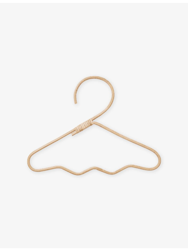 ferm LIVING Wavi rattan clothes hangers set of three - British product