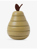 ferm LIVING wooden apple and pear stacking toy set 13cm (British brand)
