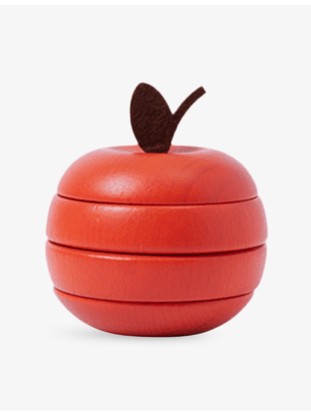 ferm LIVING wooden apple and pear stacking toy set 13cm (British brand)