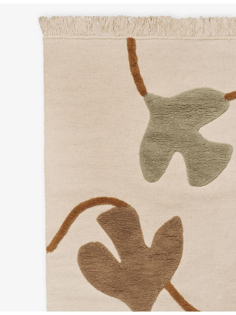 ferm LIVING wool rug bird pattern 200cm x 140cm - British product