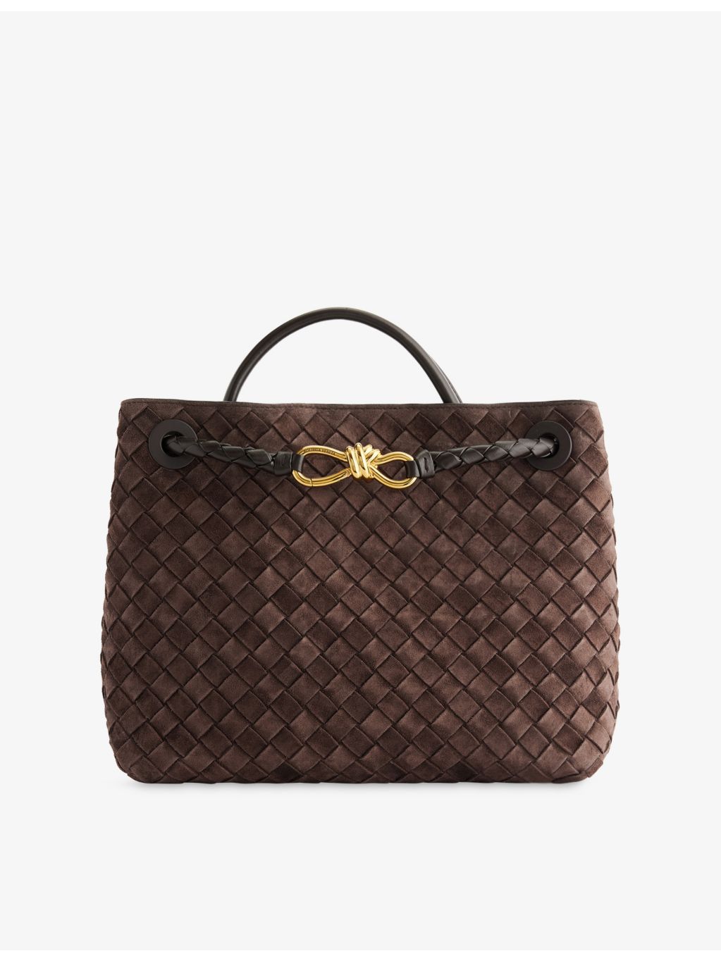Bottega Veneta Andiamo medium suede bag - British product