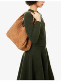 Bottega Veneta Campana large suede shoulder bag (British brand)