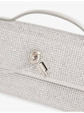 Bottega Veneta Andiamo crystal leather clutch bag - British product