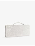 Bottega Veneta Andiamo crystal leather clutch bag - British product