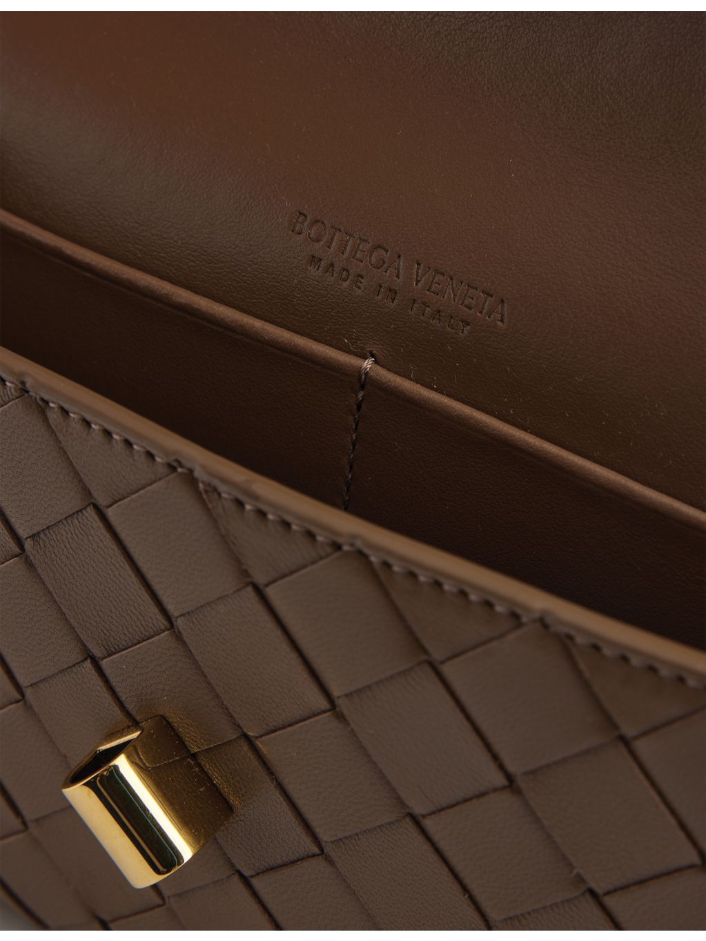 Bottega Veneta Andiamo leather wallet on chain UK version
