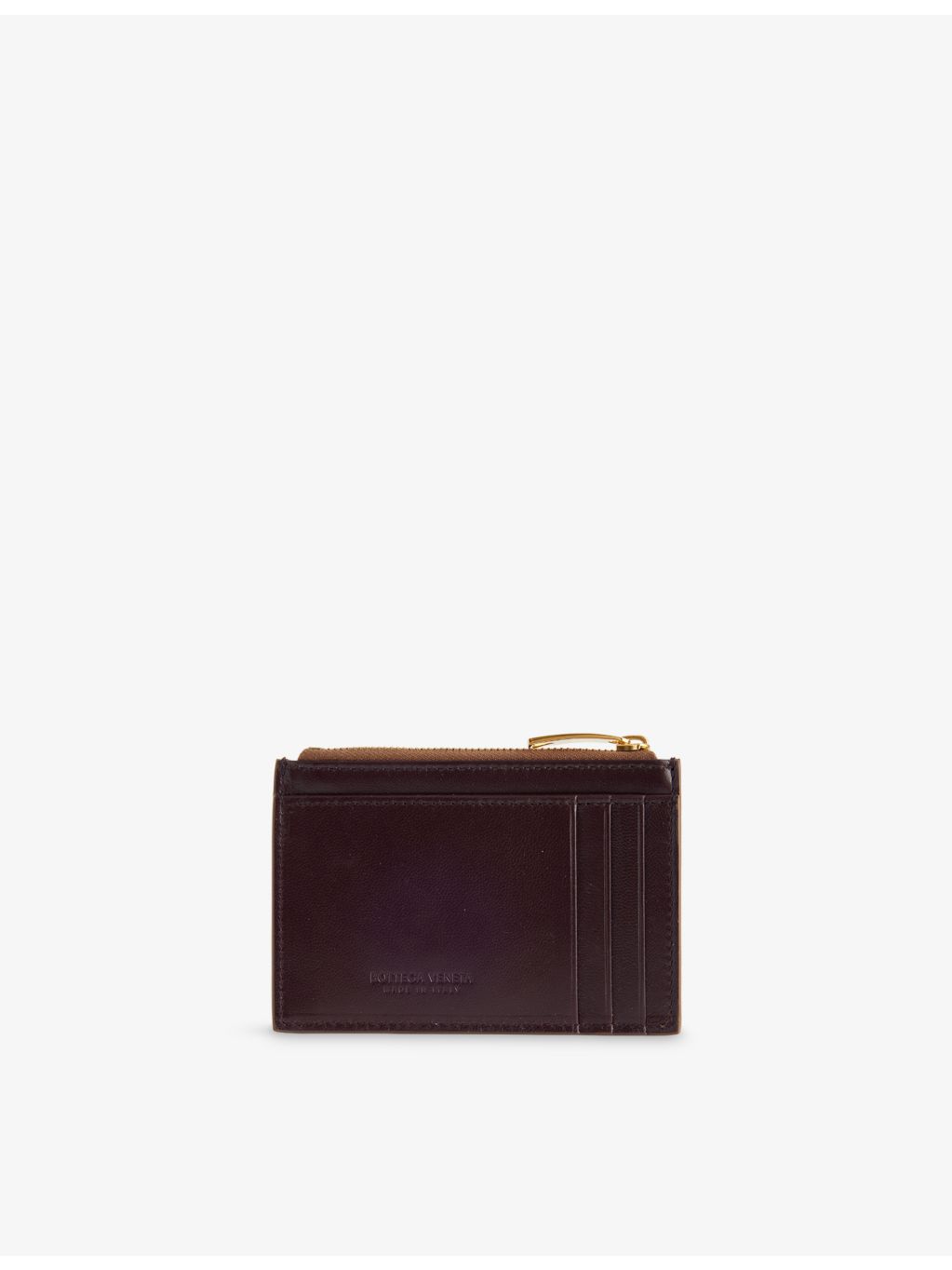 Bottega Veneta Intrecciato zipped leather card case (British brand)