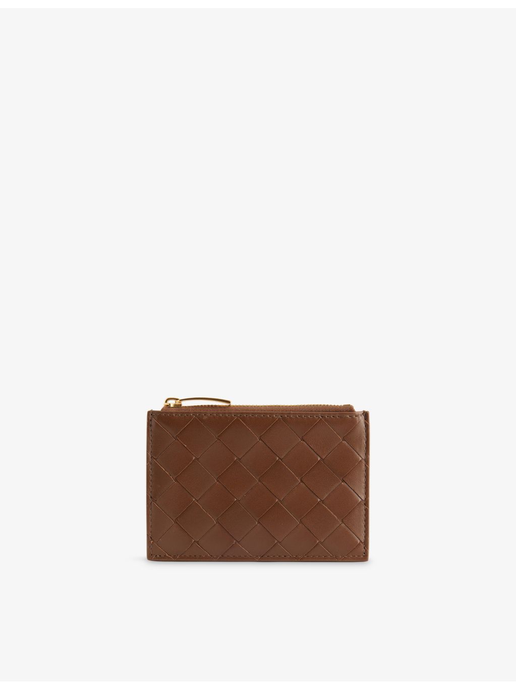 Bottega Veneta Intrecciato zipped leather card case (British brand)