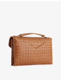 Bottega Veneta intrecciato leather shoulder bag 24cm, imported from the UK