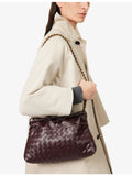 Bottega Veneta intrecciato leather clutch bag (British brand)