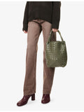 Bottega Veneta Andiamo small leather bucket bag, imported from the UK