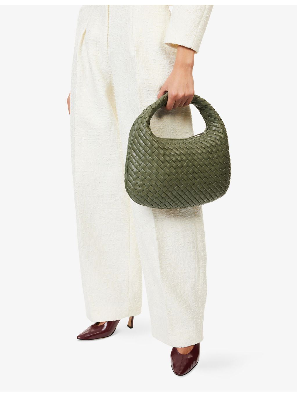Bottega Veneta small leather hobo bag 35cm - British product