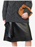 Bottega Veneta mini suede hobo bag, imported from the UK
