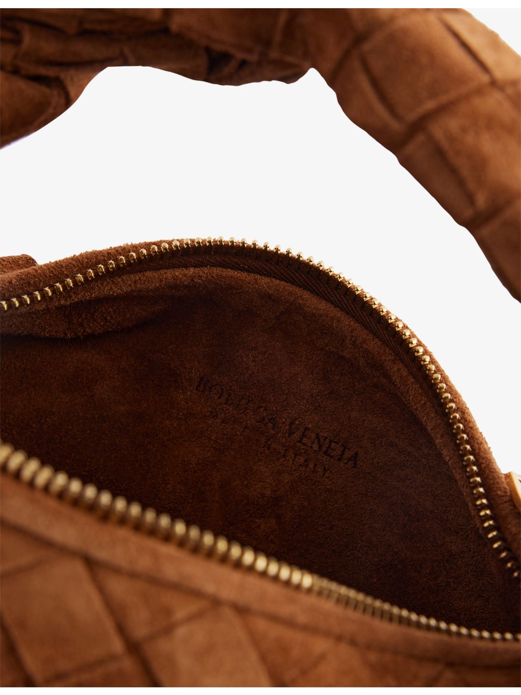 Bottega Veneta mini suede hobo bag, imported from the UK