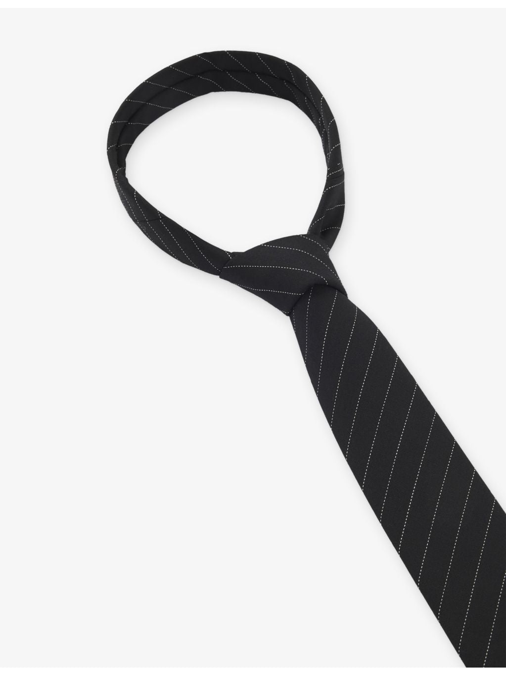 HUGO stripe-pattern silk-jacquard tie, imported from the UK