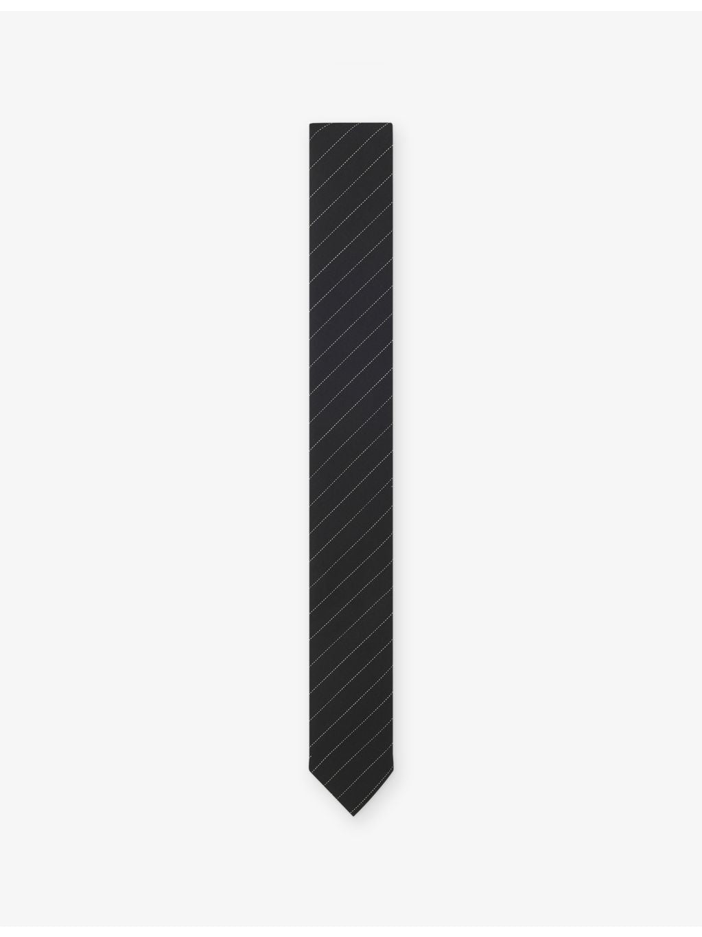 HUGO stripe-pattern silk-jacquard tie, imported from the UK
