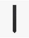 HUGO stripe-pattern silk-jacquard tie, imported from the UK