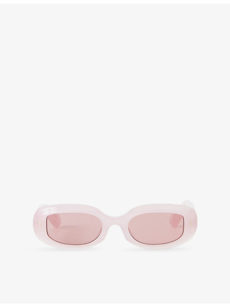 JOSEPH oval-frame acetate sunglasses with tinted lenses - British product