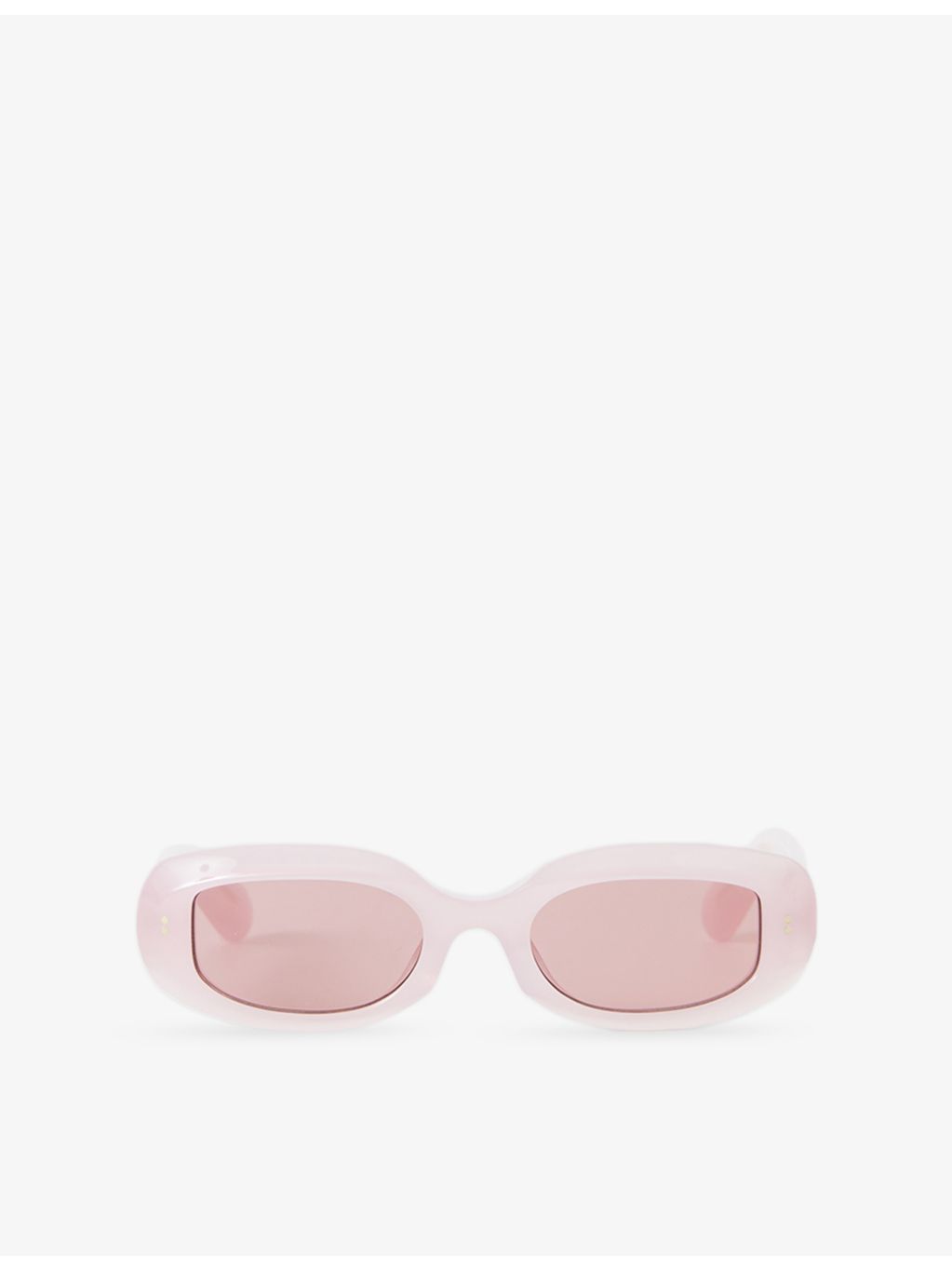 JOSEPH oval-frame acetate sunglasses with tinted lenses - British product