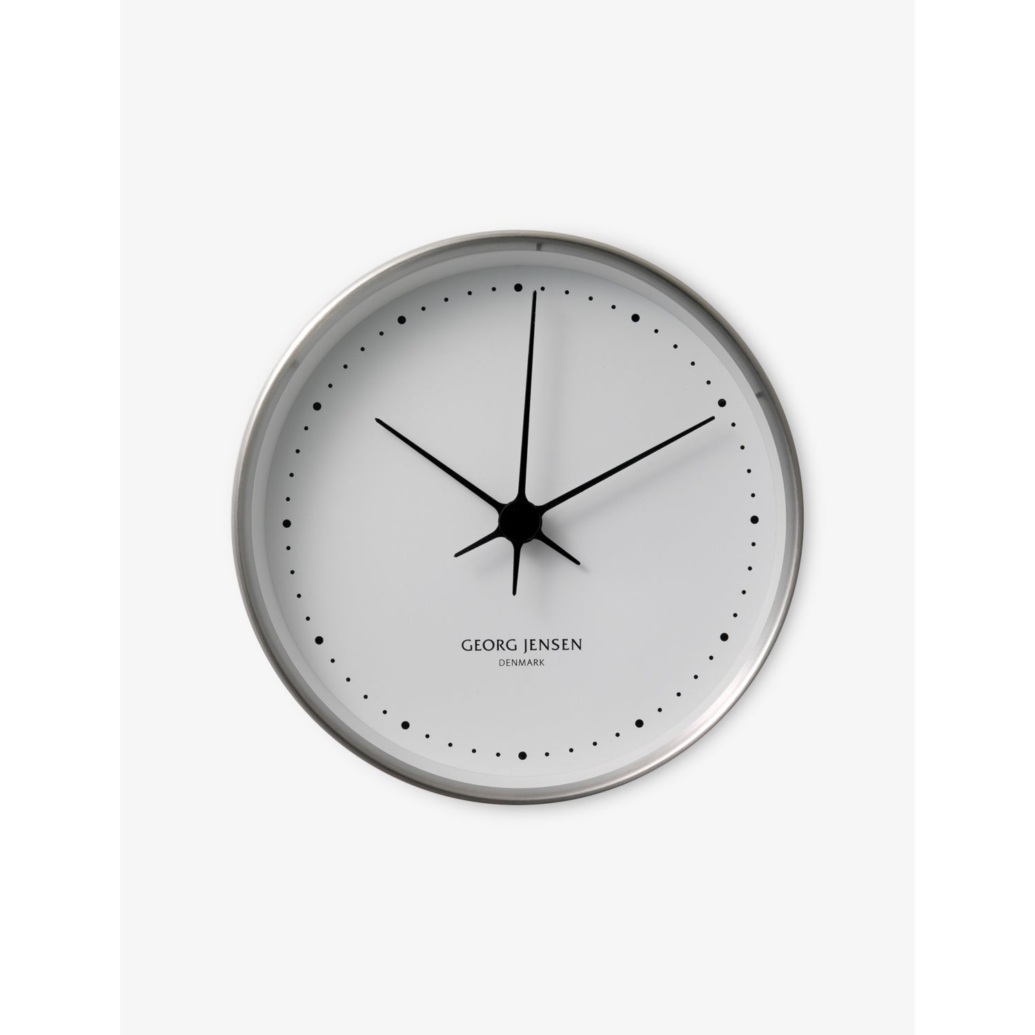 Georg Jensen Henning Koppel wall clock 22cm stainless steel - British product