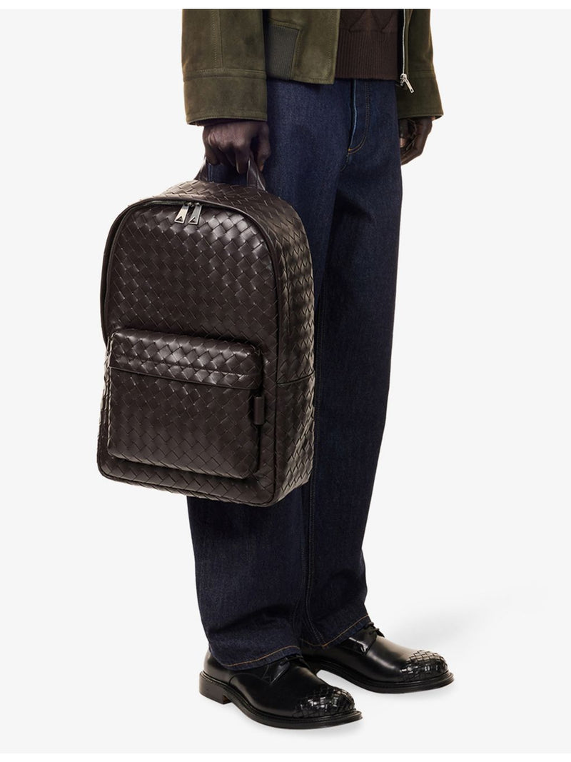Bottega Veneta Intrecciato Classic leather backpack, UK version