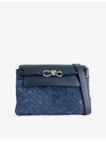 Bottega Veneta Italian suede messenger bag, UK version