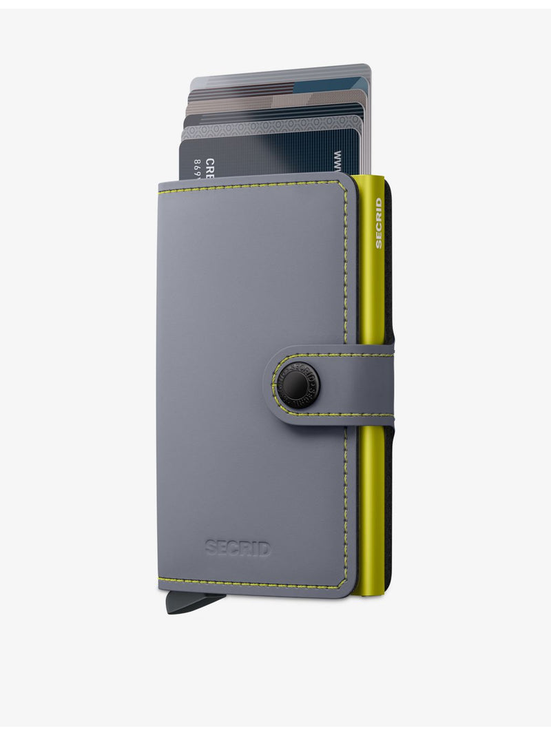 Secrid Miniwallet matte leather card wallet, imported from the UK