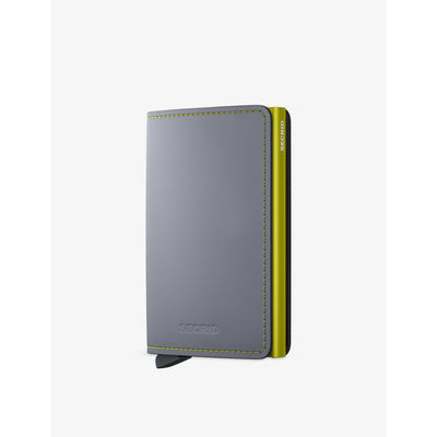 selfridges Secrid Slimwallet Matte Leather Wallet- Buy online at McGrocer