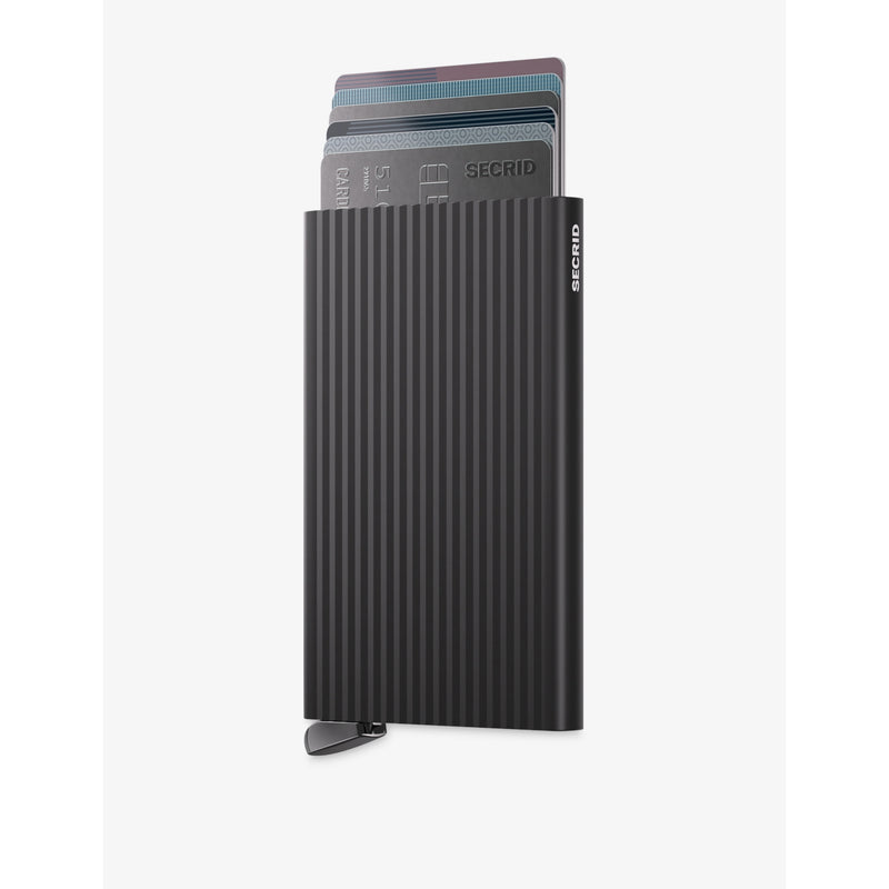Secrid fluted premium aluminium card holder, UK version