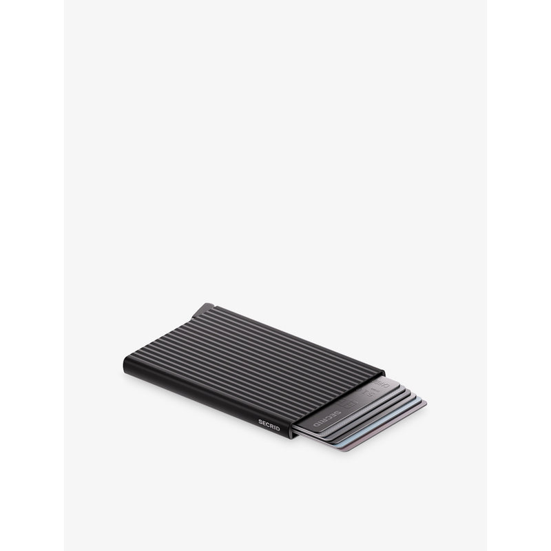 Secrid fluted premium aluminium card holder, UK version