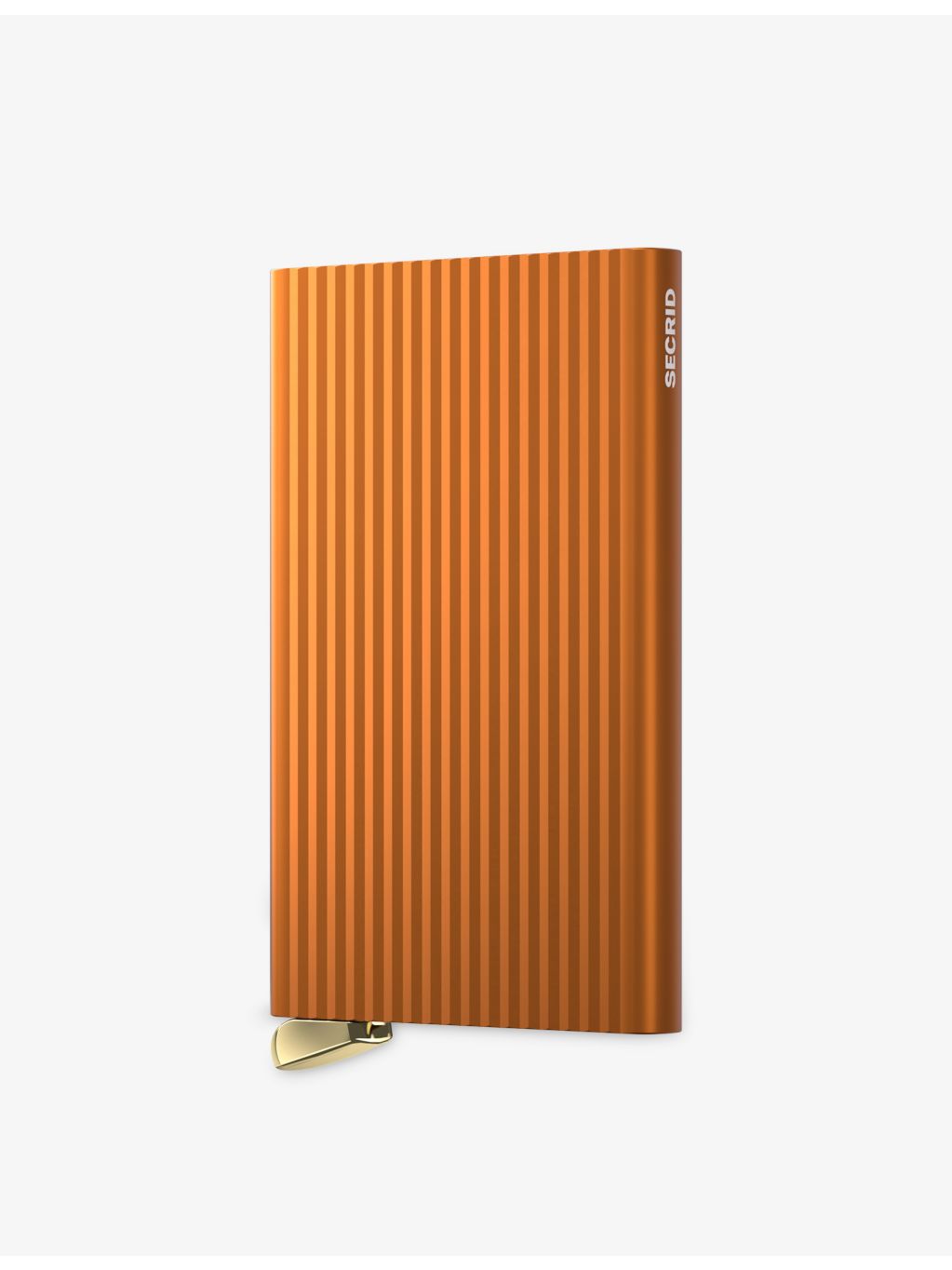Secrid fluted premium aluminium card holder, UK version