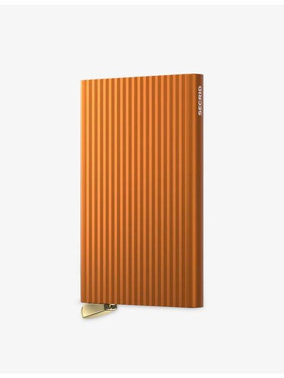 selfridges Secrid Fluted Premium Aluminium Card Holder- Buy online at McGrocer