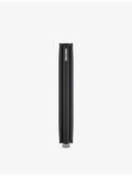 Basco slim leather wallet with card protector, imported from the UK