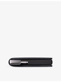 Basco slim leather wallet with card protector, imported from the UK