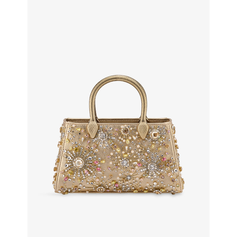 Bvlgari Serpentine Duette crystal top-handle bag, UK version