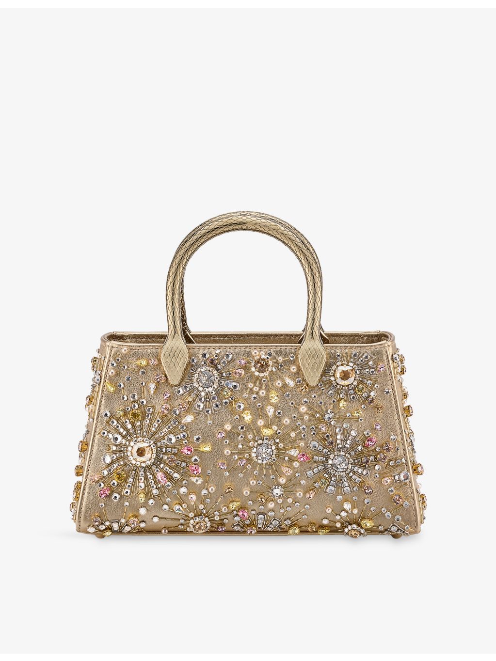 Bvlgari Serpentine Duette crystal top-handle bag, UK version