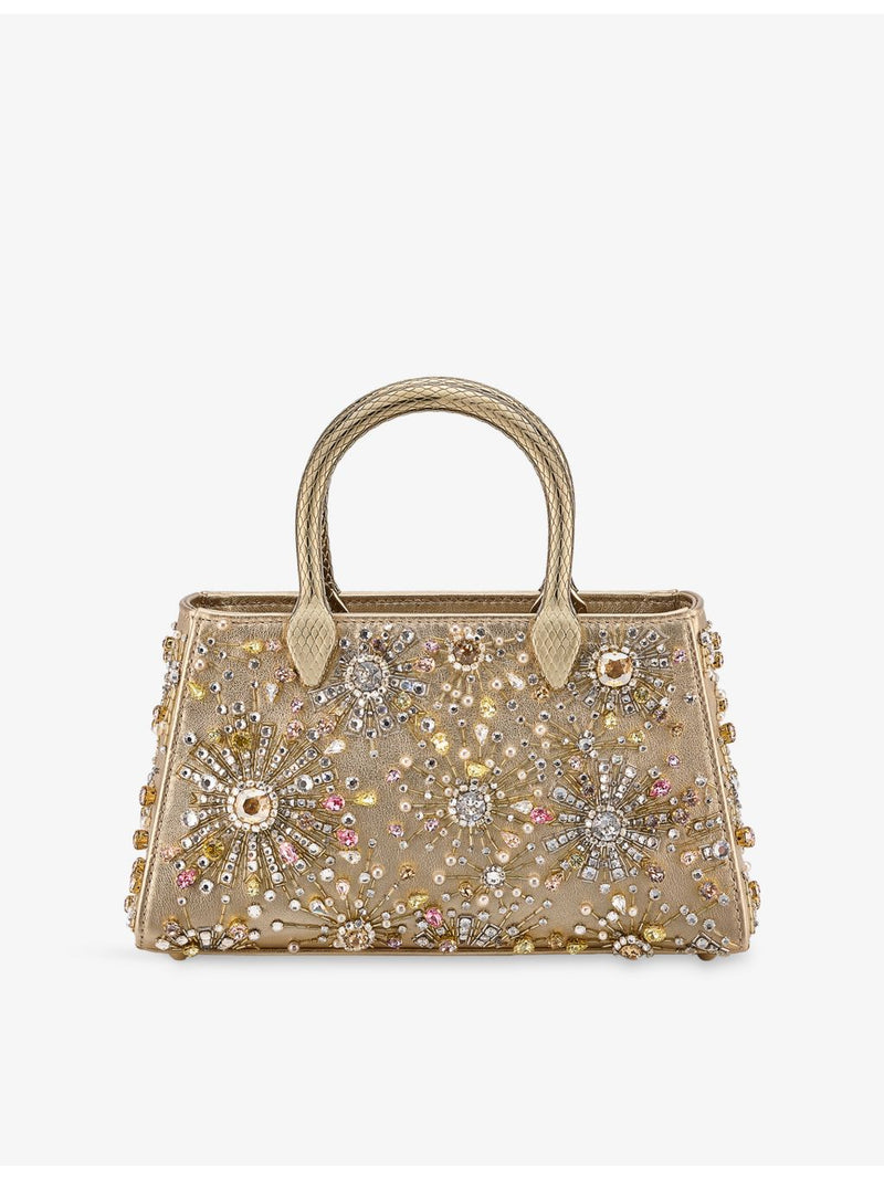 Bvlgari Serpentine Duette crystal top-handle bag, UK version