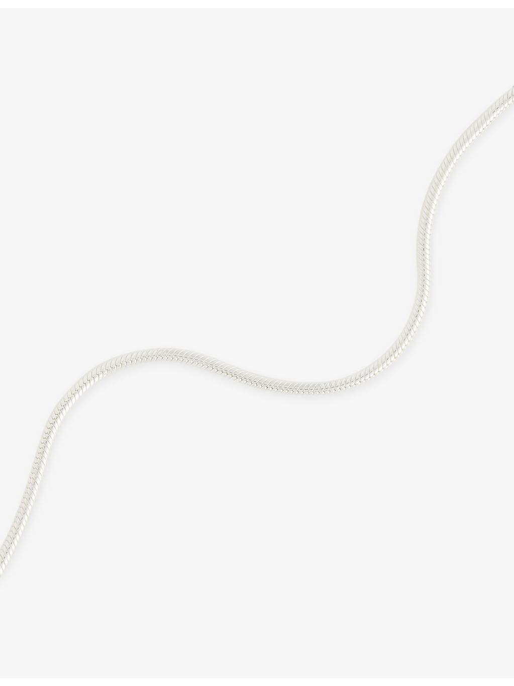 COMMONLINES 925 sterling silver snake chain bracelet 17cm - British product