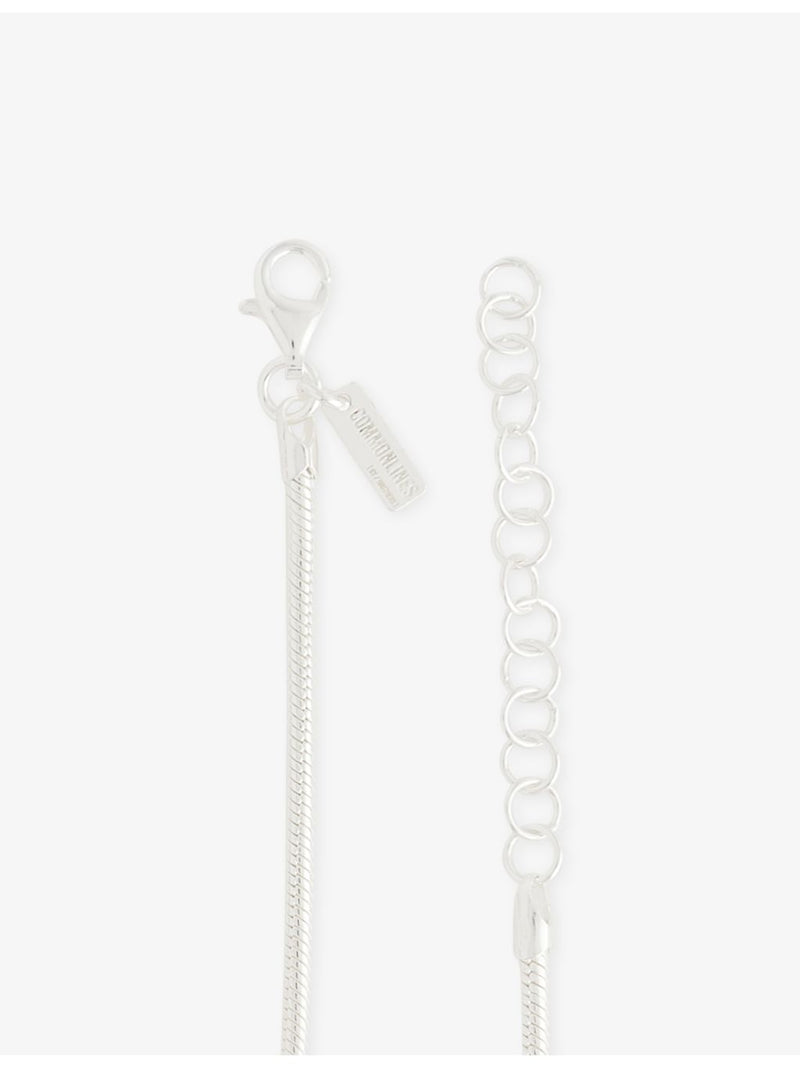 COMMONLINES 925 sterling silver snake chain bracelet 17cm - British product