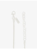 COMMONLINES 925 sterling silver snake chain bracelet 17cm - British product