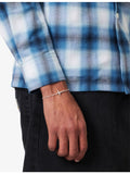 Common Lines sterling silver bracelet cross charm 20cm (British brand)