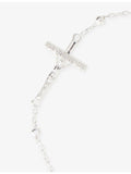 Common Lines sterling silver bracelet cross charm 20cm (British brand)