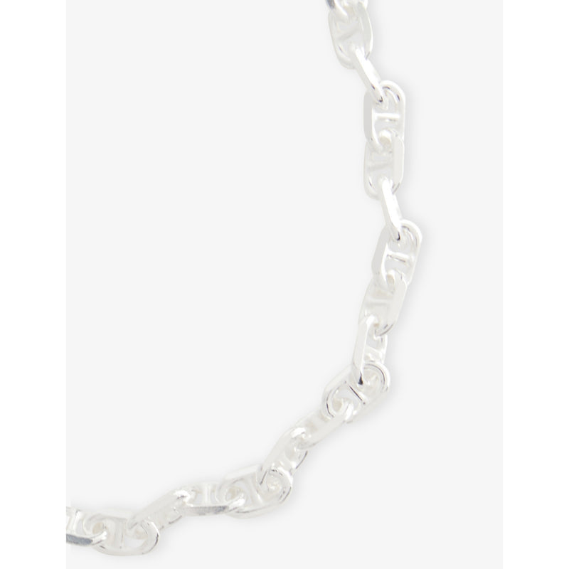 Common Lines Marina diamond-cut sterling-silver necklace 50cm - British product