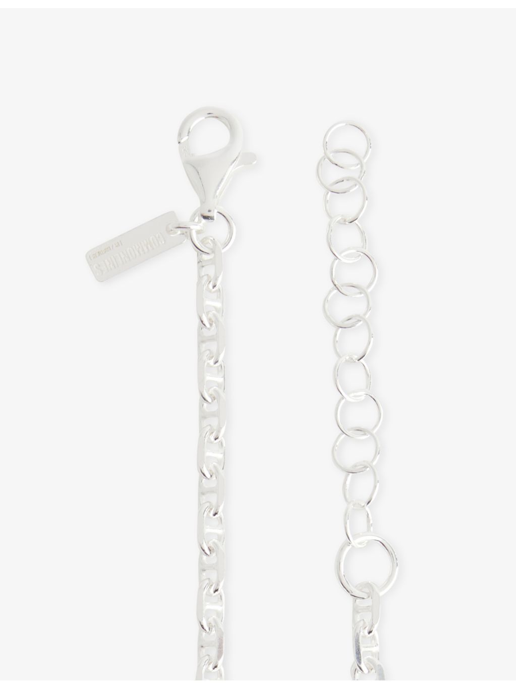Common Lines Marina diamond-cut sterling-silver necklace 50cm - British product