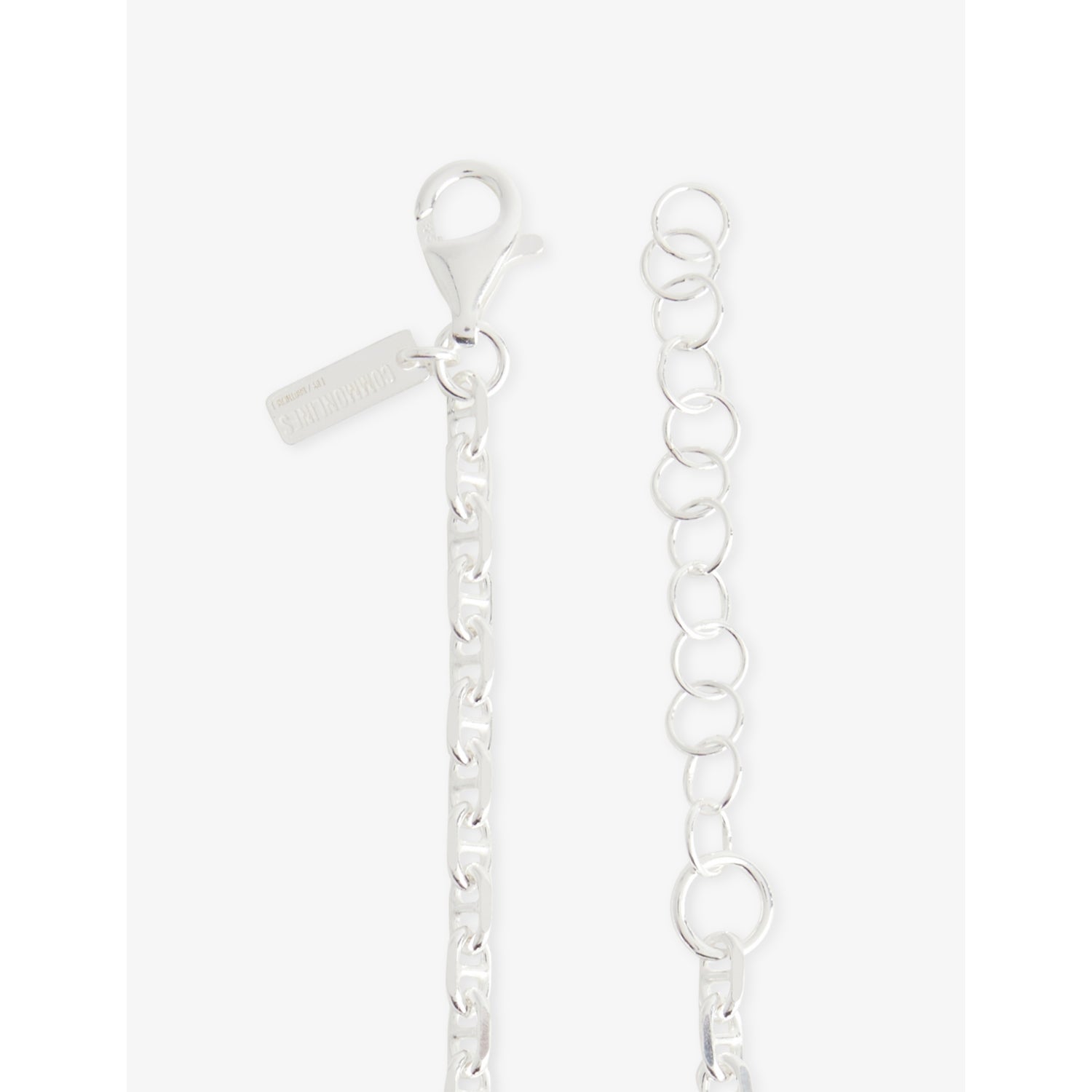 Common Lines Marina diamond-cut sterling-silver necklace 50cm - British product