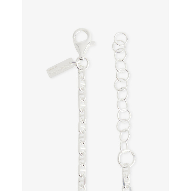Common Lines Marina diamond-cut sterling-silver necklace 50cm - British product