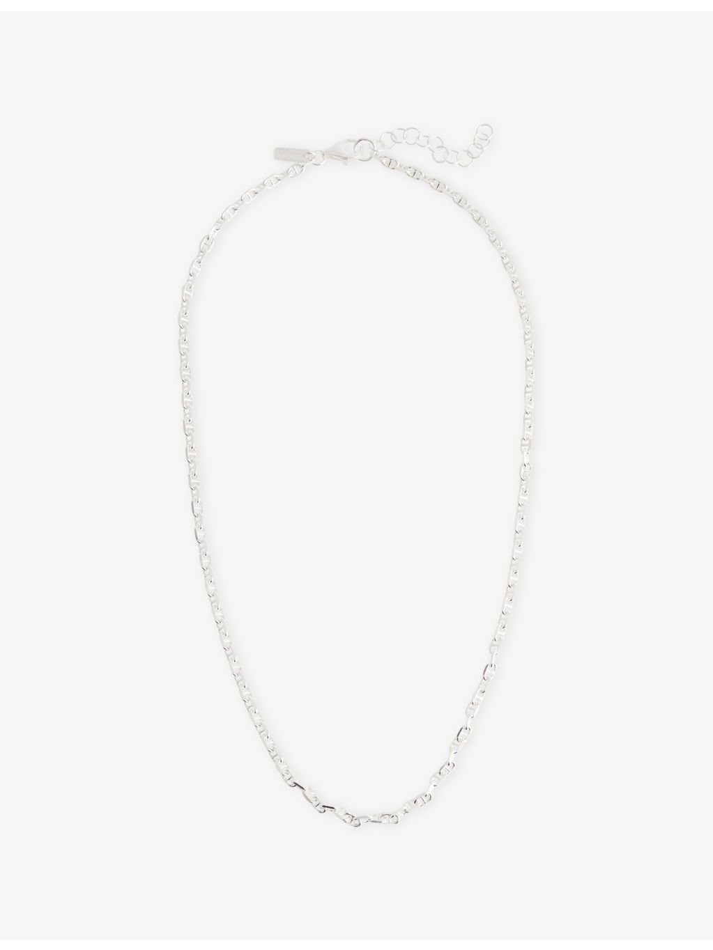 Common Lines Marina diamond-cut sterling-silver necklace 50cm - British product