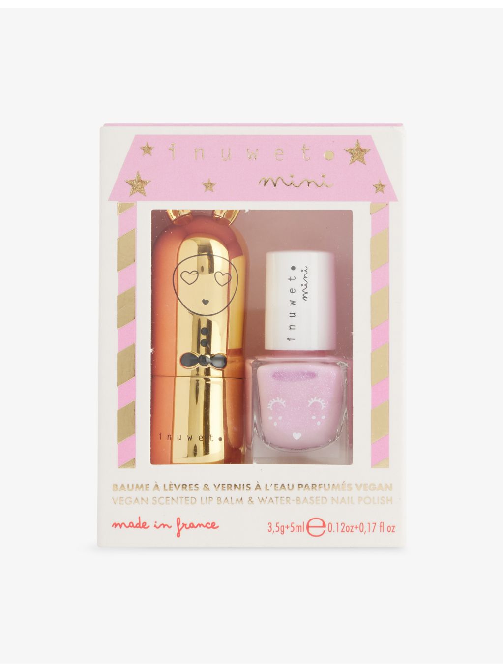 inuwet kids lip balm and nail polish duo, UK version