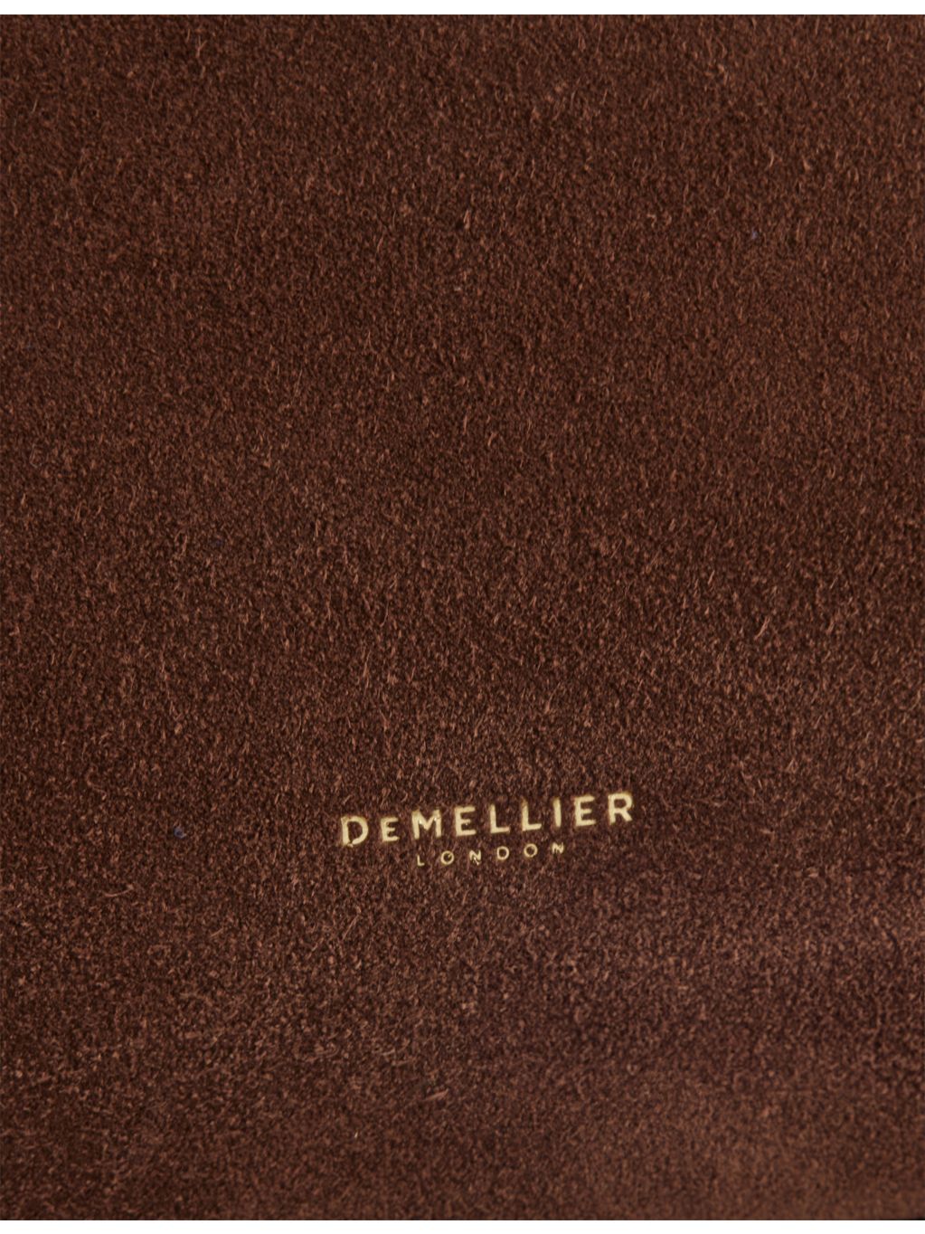 DeMellier Midi Hudson suede top-handle bag in cowhide leather (British brand)