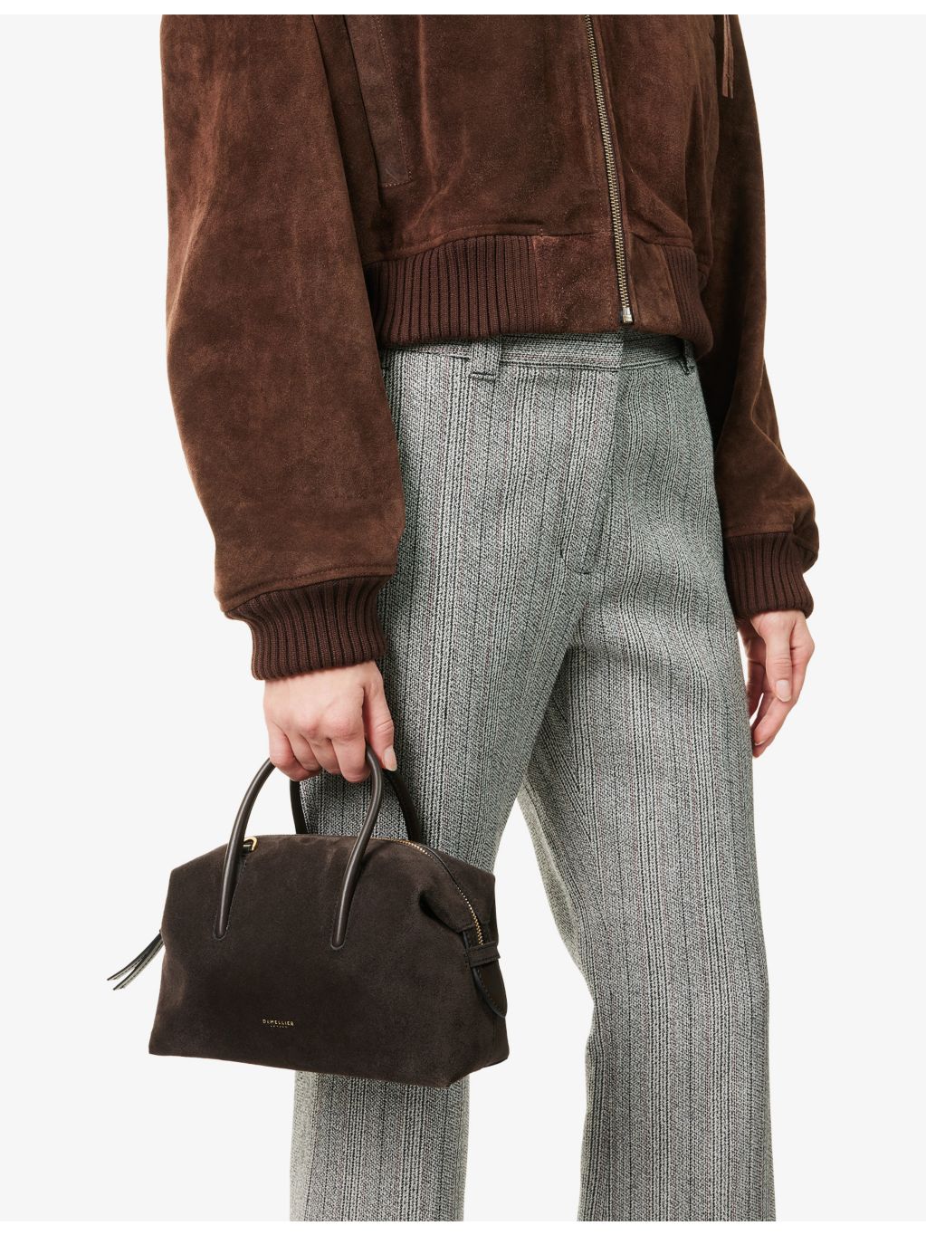 DeMellier Small Stockholm suede handbag - British product