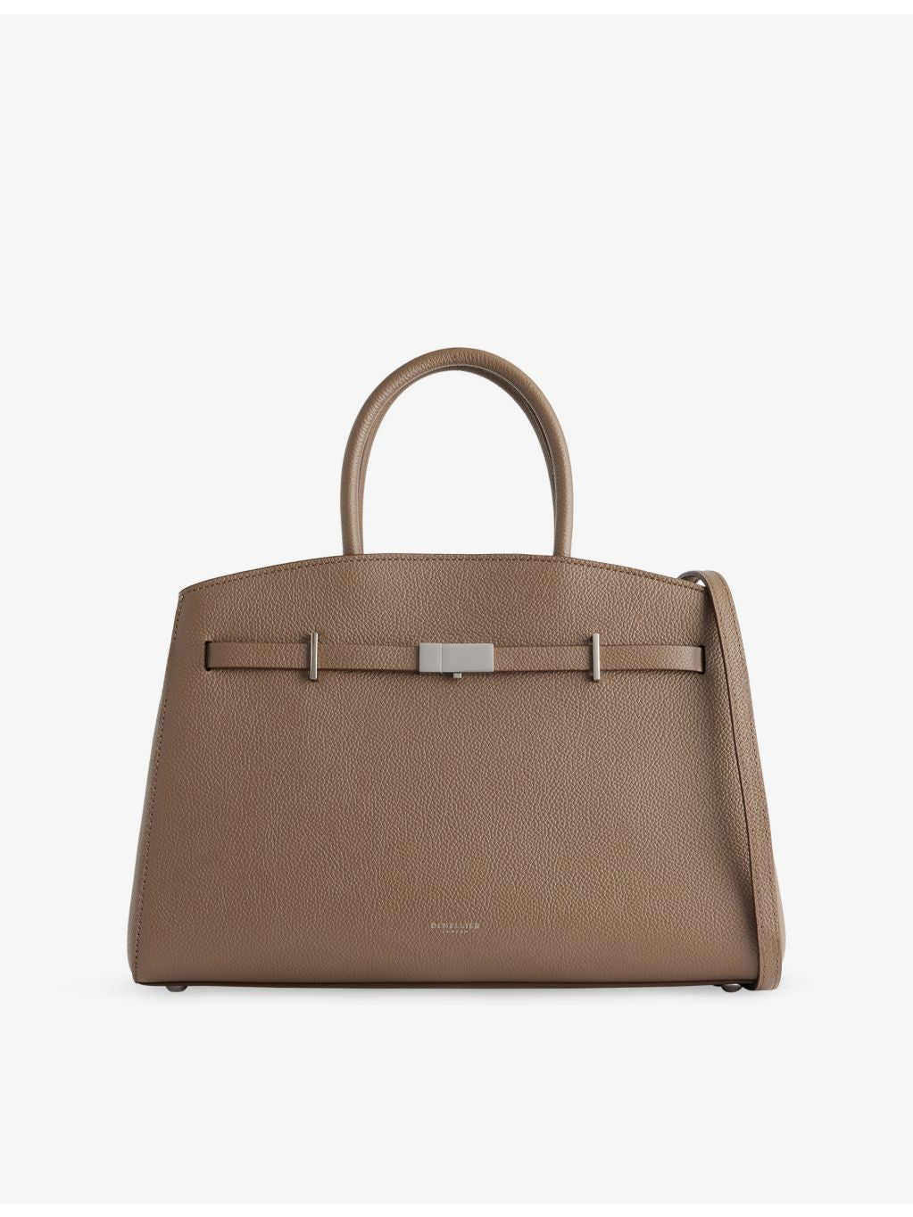 DeMellier Midi Hudson leather top-handle bag (British brand)